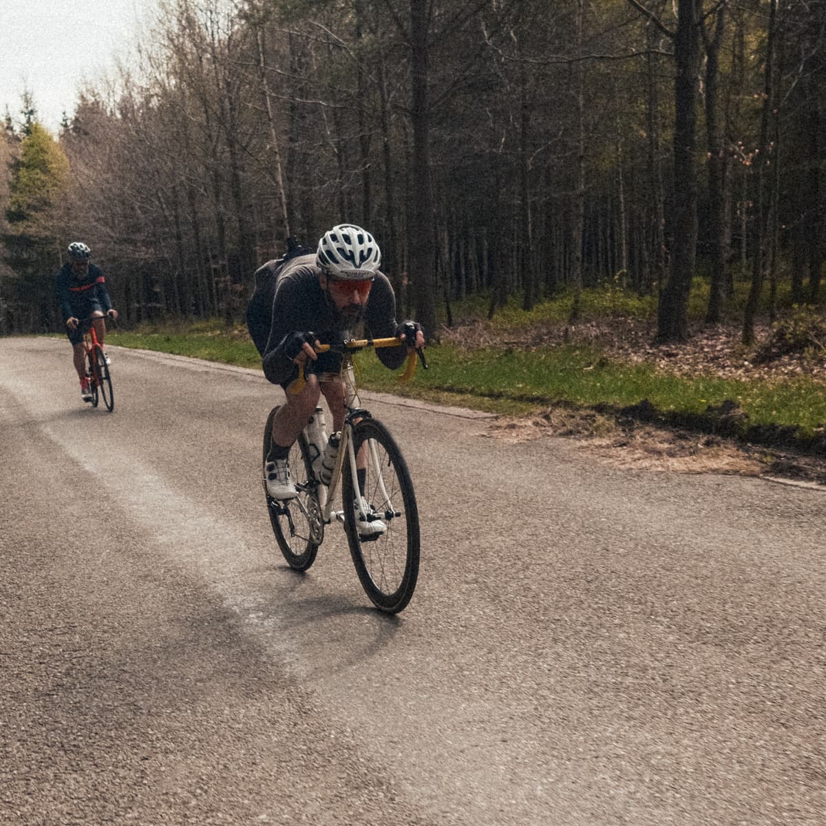 Cyclist left
